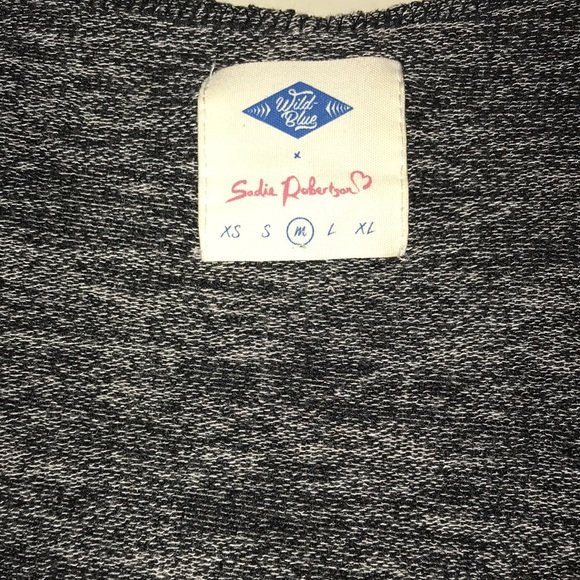 Wild blue Sadie Robertson duster cardigan .size M. - Picture 4 of 6